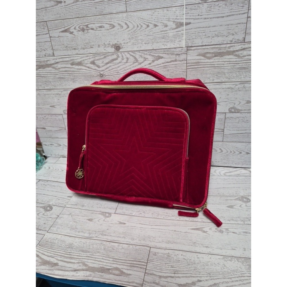 Estee Lauder  Make-up Bag Limited Edition ~Red Velvet~ with Handle train case